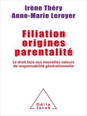 cover image of Filiation, origines, parentalité
